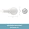 Kenney Mfg Kenney Chelsea 5/8" Standard Decorative Window Curtain Rod, 28-48", White KN71702V1 - alternate 3